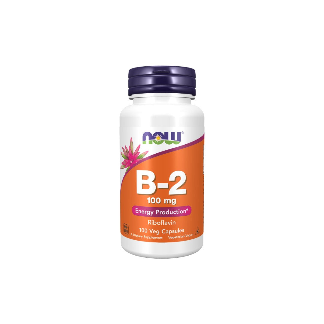Vitamin B-2 100 Mg 100 Veg-Kapseln Now Foods