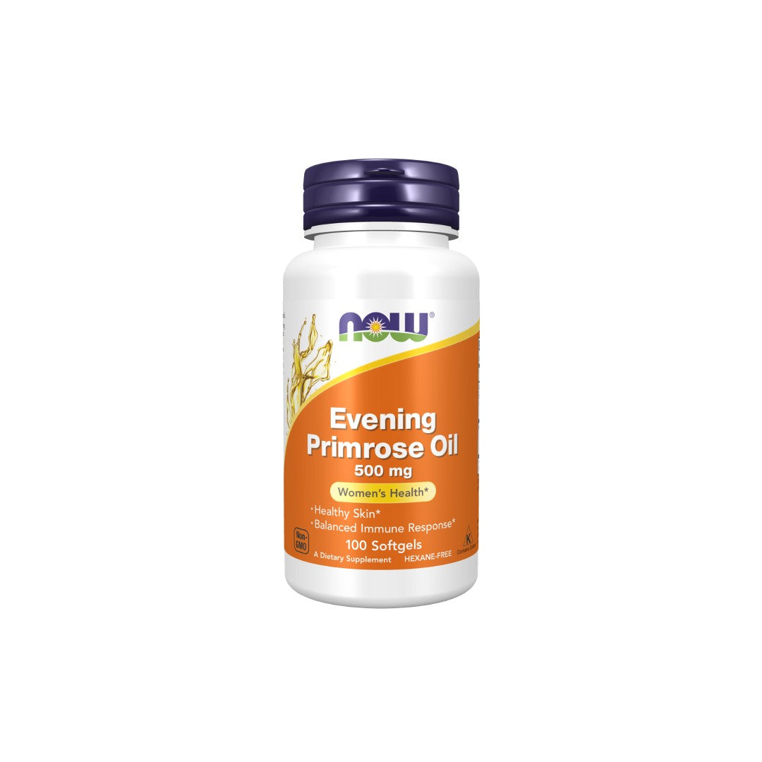Nachtkerzenöl 500 mg 100 Weichkapseln Now Foods